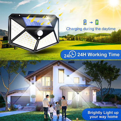 4 Pack Solar Outdoor Lights | Motion Sensor