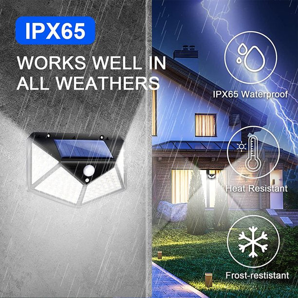 4 Pack Solar Outdoor Lights | Motion Sensor