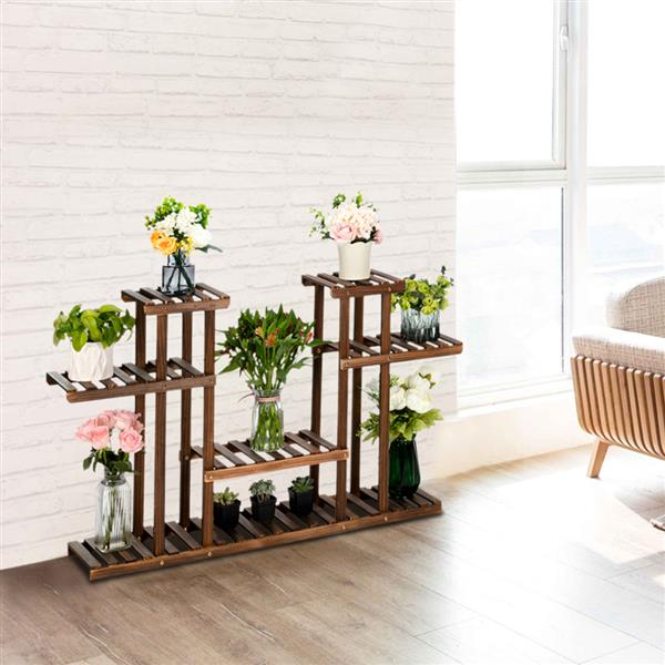 UniDecor Multi-Function Wood Plant Stand