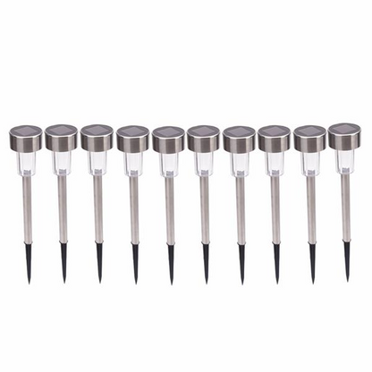 Garden Solar LED Lamps x 10pcs