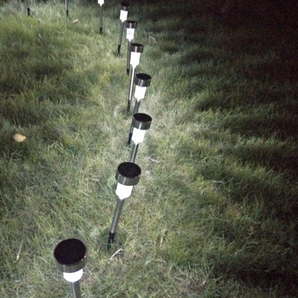 Garden Solar LED Lamps x 10pcs