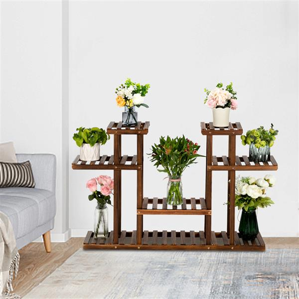 UniDecor Multi-Function Wood Plant Stand