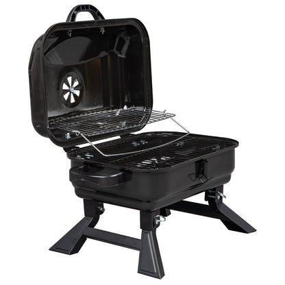 The Griller's Companion: Portable Tabletop Charcoal Grill