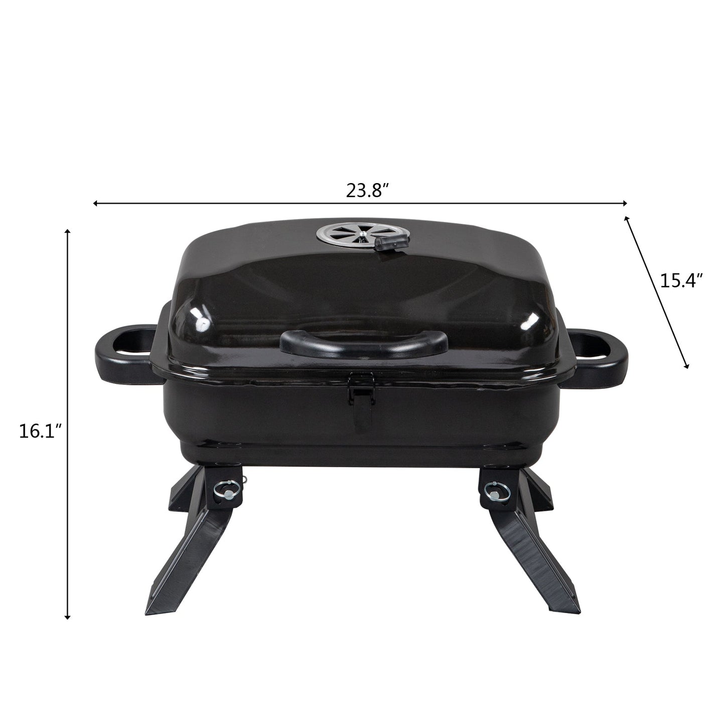 The Griller's Companion: Portable Tabletop Charcoal Grill