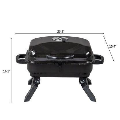 The Griller's Companion: Portable Tabletop Charcoal Grill